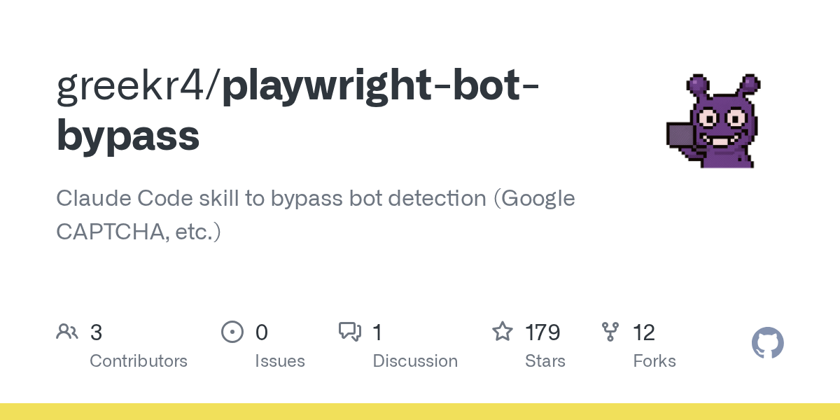 Playwright Bot Bypass Cover image