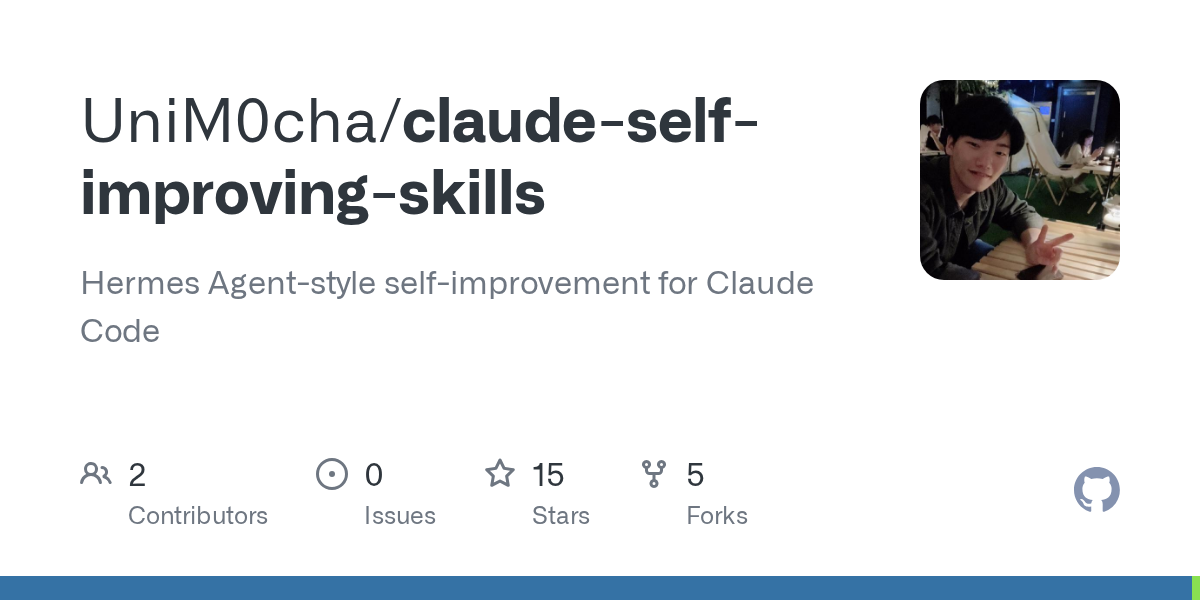 Claude Self-Improving Skills Cover image