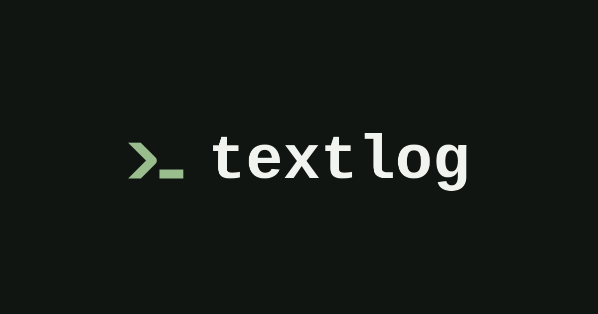 textlog Cover image